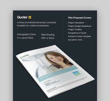 Quoter - Sharp MS Word Business Proposal Template