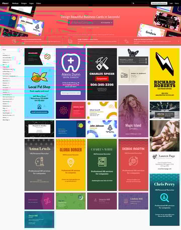 Placeit business cards 