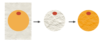 how to add texture to the yellow berry