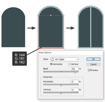 creating the window frame