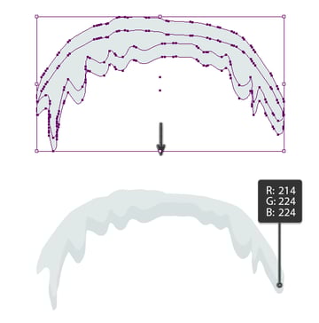 adding volume to the snow