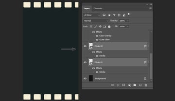 Moving the layers outside the canvas