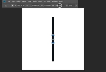 changing the height of the shape
