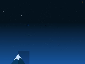 Mountain peak shadow - adjust blending and opacity