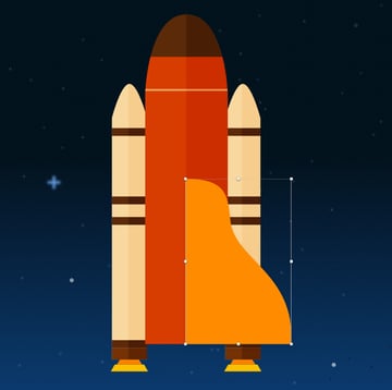 Draw delta wing shape