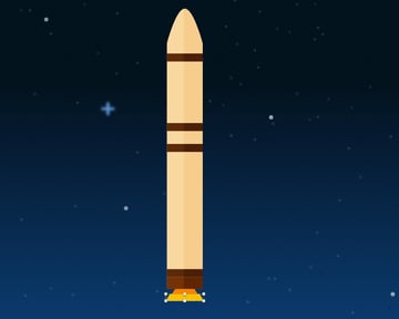 Rocket booster - engine bottom