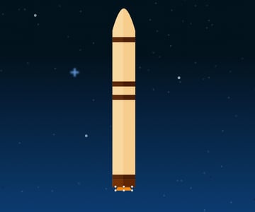 Rocket booster - engine top