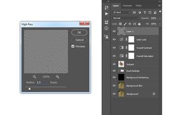Adding high pass filter