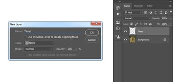 Creating a new layer