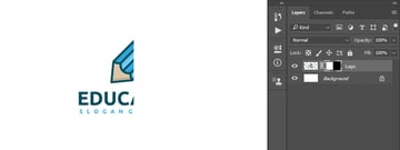Adding reveal selection layer mask
