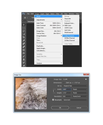 Checking image size and mode