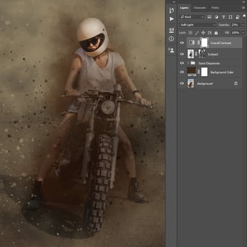 changing blending mode and opacity
