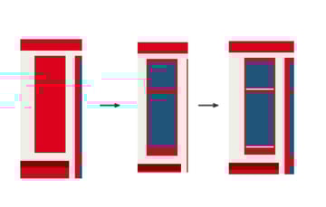 Creating the windows of the tram