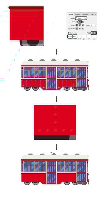 Creating the bolts on the body