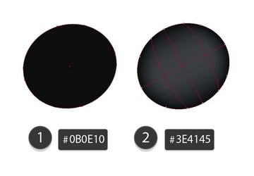 draw button with mesh