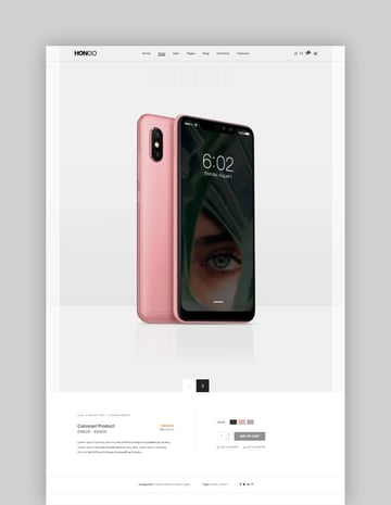 Hongo - Plantilla de WooCommerce y WordPress moderna y multipropósito