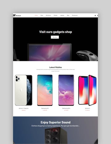 Stortech (Plantillas de WooCommerce gratis)