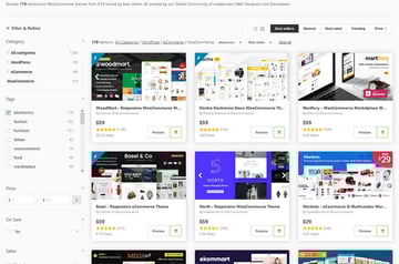 Temas de WooCommerce para tienda de electrónica online disponibles en ThemeForest