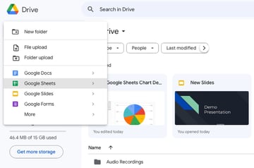 How to make a graph in Google Sheets