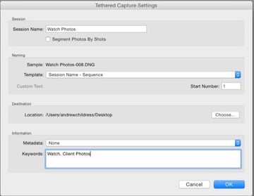 Tethered capture options