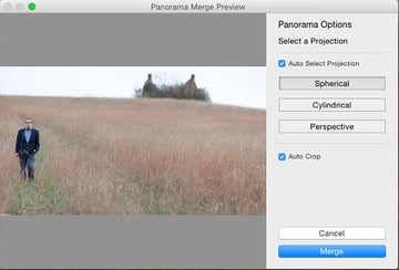 Panorama Merge Preview