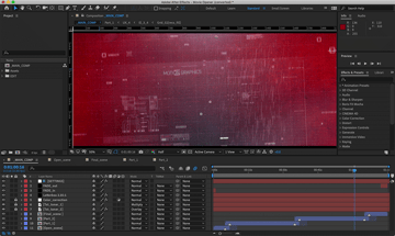 After Effects interface