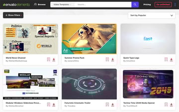 Adobe After Effects Templates