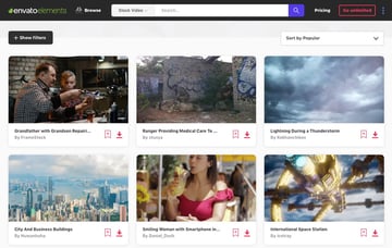 Envato Elements Stock footage