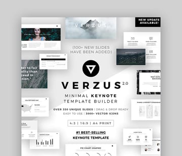 Verzus Minimal Keynote template
