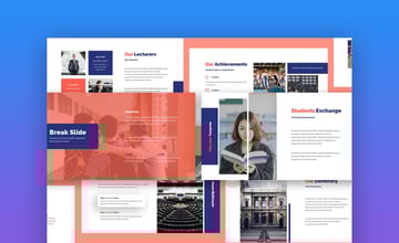 Academia Google Slides template for students