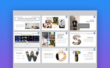 Haluvia Pitch Deck Keynote template