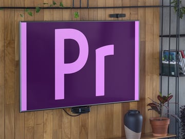 Premiere video on wall