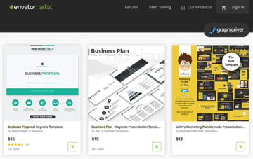 Presentación de negocios Keynote en GraphicRiver