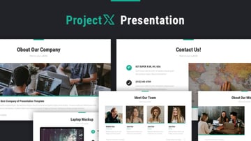Projectx business Keynote template free