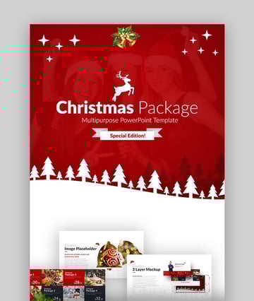 Plantilla de PowerPoint Navideña