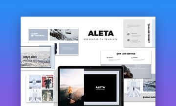 Aleta - Tema de Invierno en PowerPoint