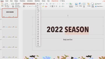 Camo PowerPoint theme