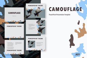 Camouflage PowerPoint template