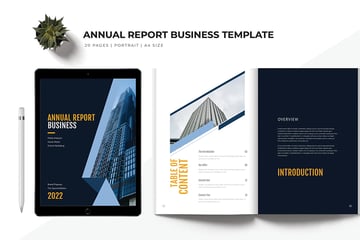 Annual report design examples