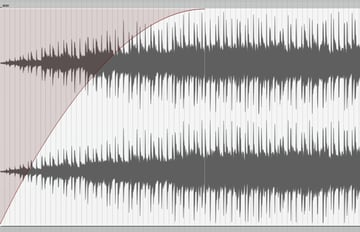 Logarithmic fade curve