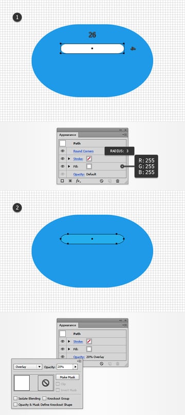 white rounded rectangle