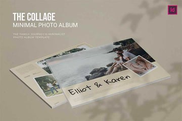 Photo Album Collage Template