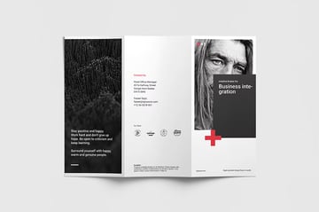 Business Trifold Brochure Template
