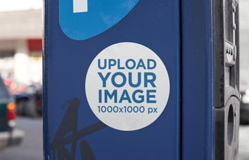 Sticker on Wall Mockup