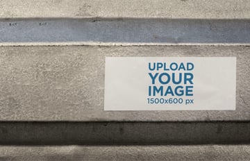 Rectangle Sticker Mockup