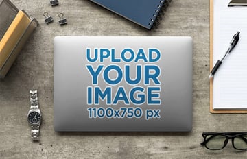 MacBook Sticker Mockup
