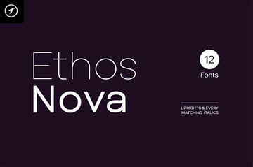 Ethos Nova Roman Numeral Font