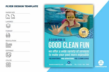 Swimming Pool Cleaning Brochure