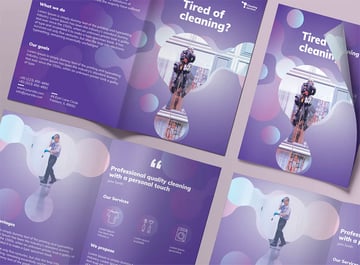 Commercial Cleaning Brochure Templates