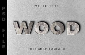 3D Text Effect Photoshop